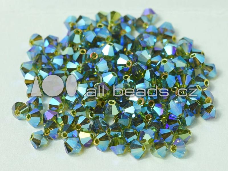 Preciosa Bicone Beads Coating Colour